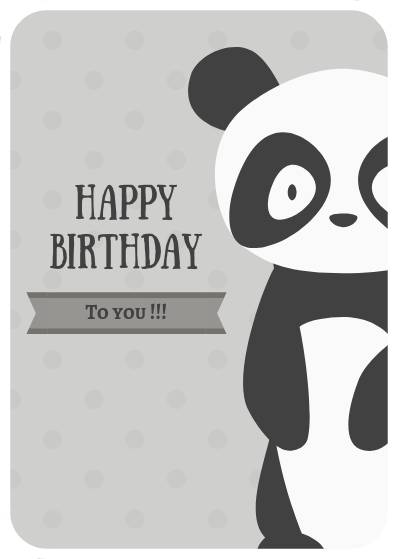 Happy Birthday (panda)