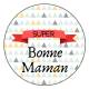 Super Bonne Maman - Badge + Carte Annonce Grossesse